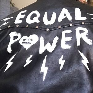 Equal Power Leather Jacket